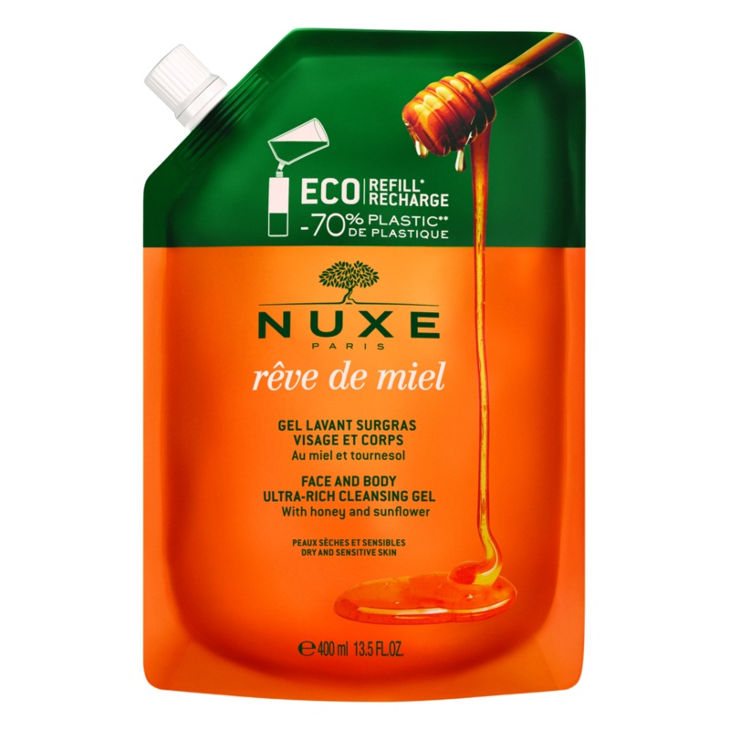 Nuxe Reve de Miel Face and Body Ultra Rich Cleansing Gel Eco Refill