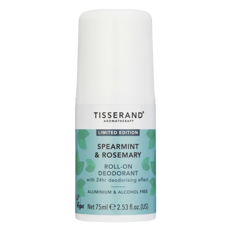 Tisserand Spearmint & Rosemary Roll On Deodorant