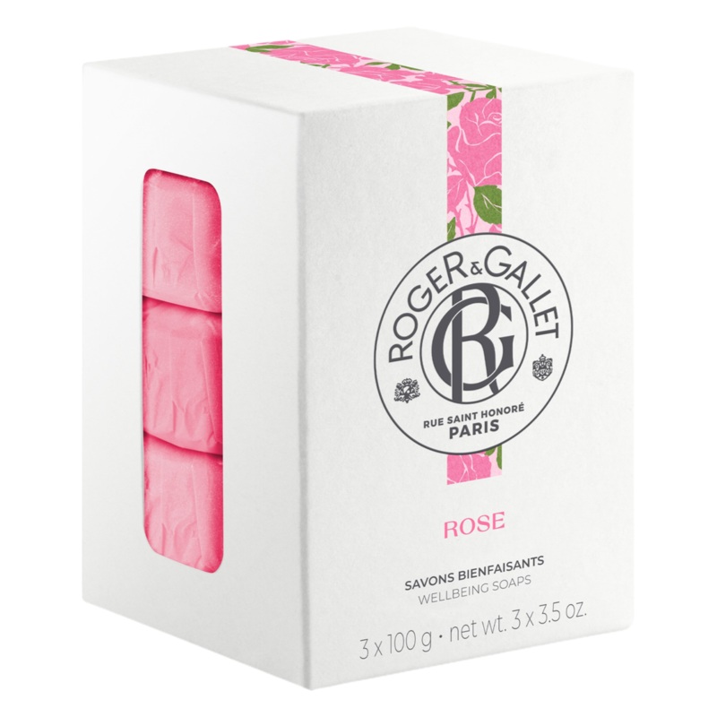 Roger & Gallet Rose Wellbeing Soaps