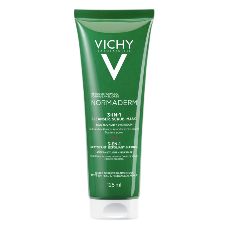 Vichy Normaderm 3 In 1 Cleanser + Scrub + Mask