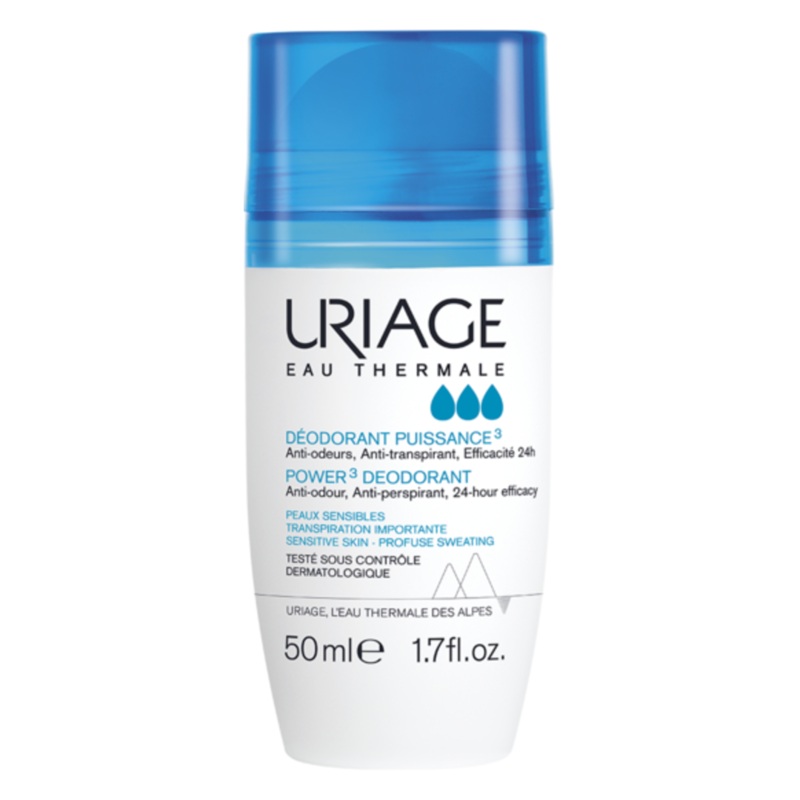 Uriage Eau Thermale Power 3 Anti-Perspirant Roll-On Deodorant