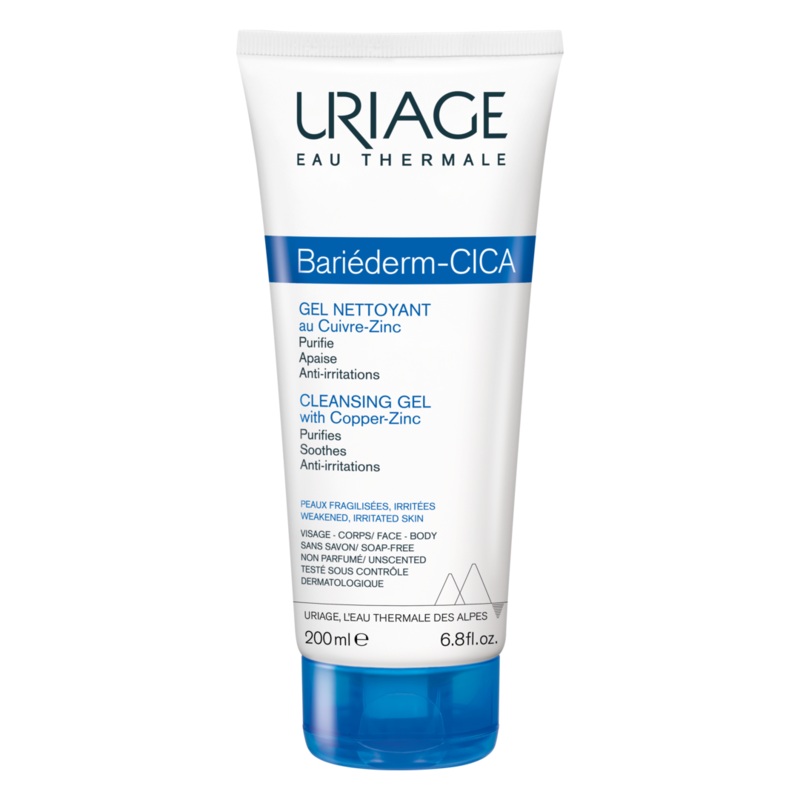 Uriage Bariederm-Cica Cleansing Gel with Copper Zinc