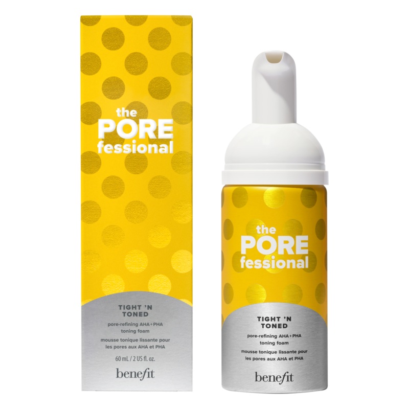 Benefit The POREfessional Tight n Toned – Pore Refining AHA + PHA Toning Foam
