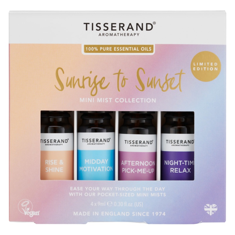 Tisserand Sunrise To Sunset Mini Mist Collection