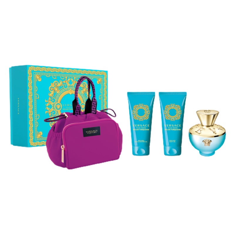 Versace Dylan Turquoise Eau de Toilette Spray 100ml Gift Set
