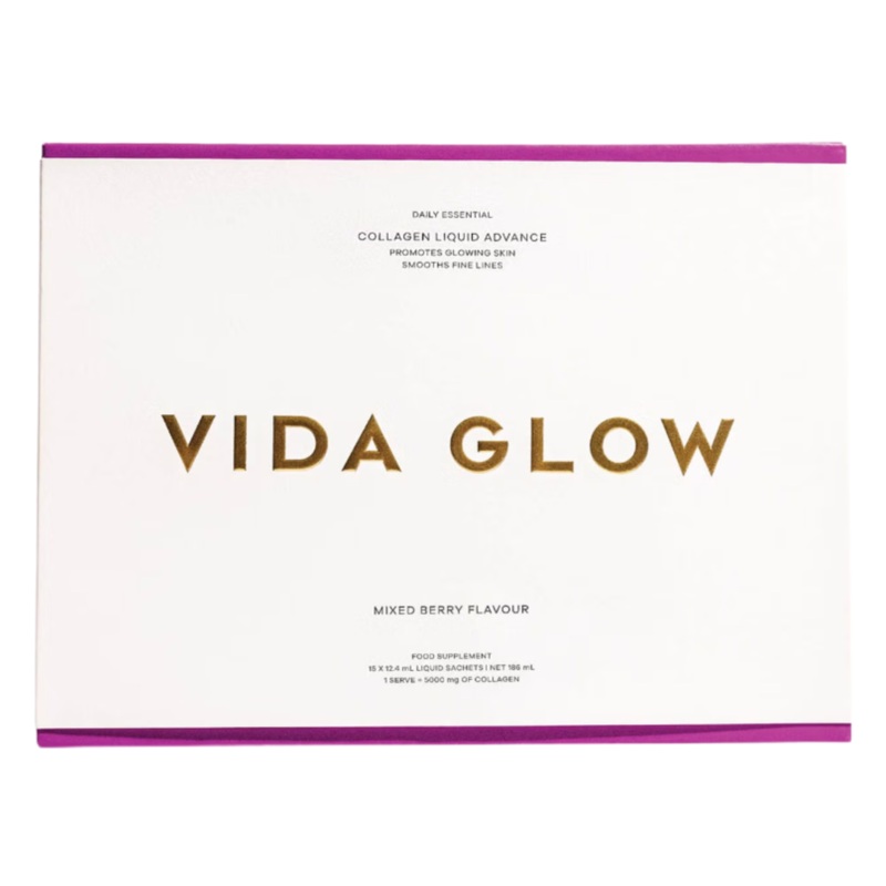Vida Glow Collagen Liquid Advance – Mixed Berry Flavour