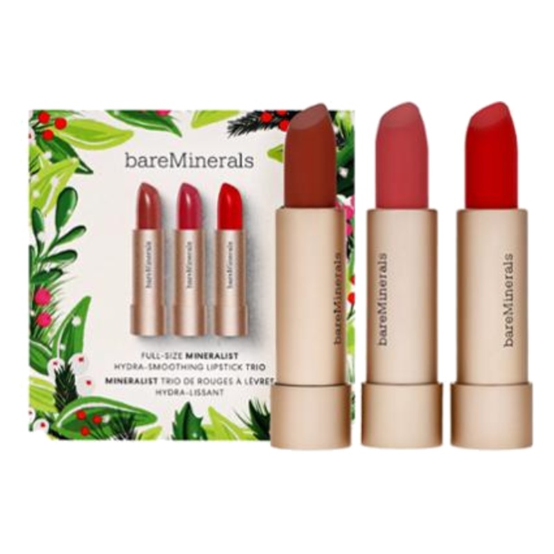 bareMinerals Mineralist Hydra Smoothing Lipstick Trio Gift Set