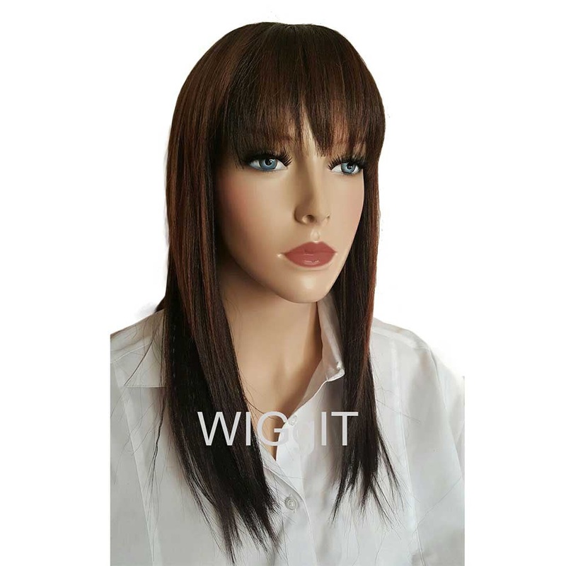 Sinead|1 – Jet Black|1B – Natural Black|2 – Darkest Brown|4 – Medium Brown|99J – Mahogany|DYTT4 / 30 – Medium Brown / Auburn Balayage|F12 / 16 / 613 – Ash / Platinum Blonde