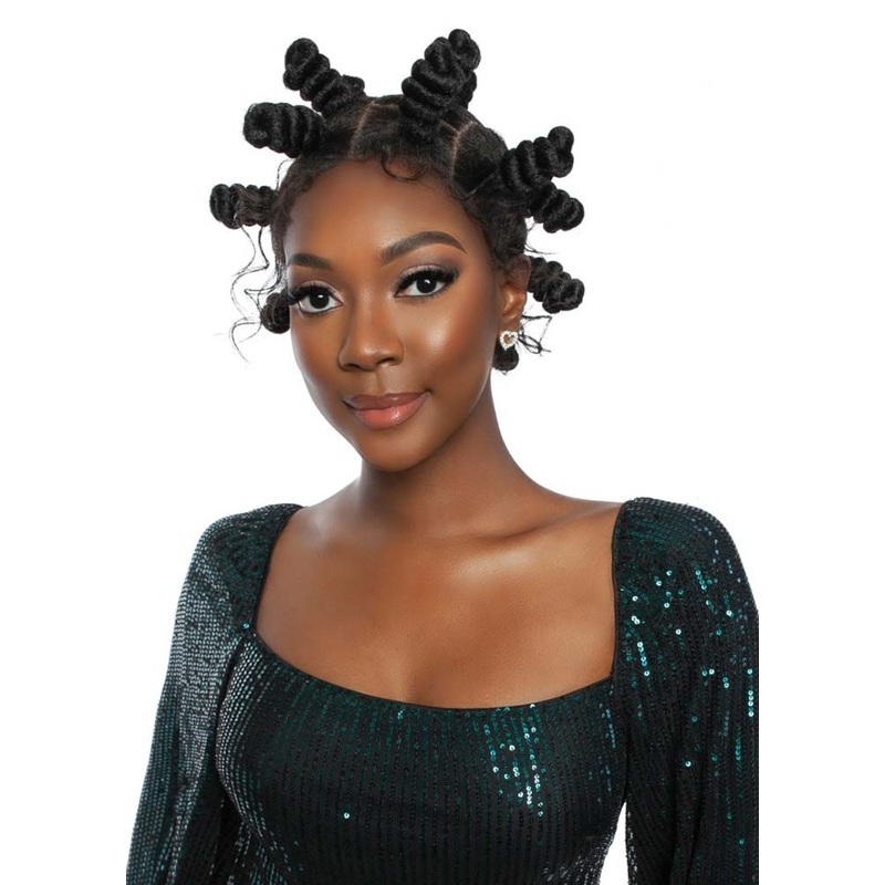 Zulu Bantu Knots Lace Wig|1B – Natural Black|2 – Dark Brown