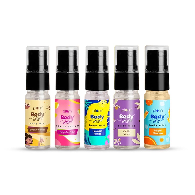 Set of 5 fragrances( Hawaiian Rumba, Vanilla Vibes,Smokin Vanilla, Trippin Mimosa,Tulips don’t lie)