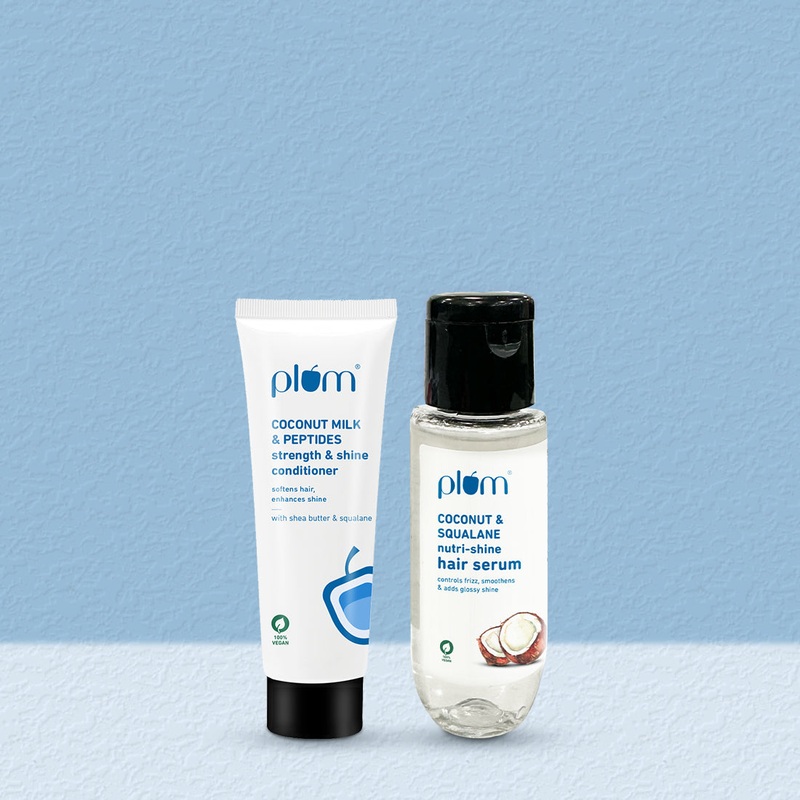 Coconut serum and conditioner duo