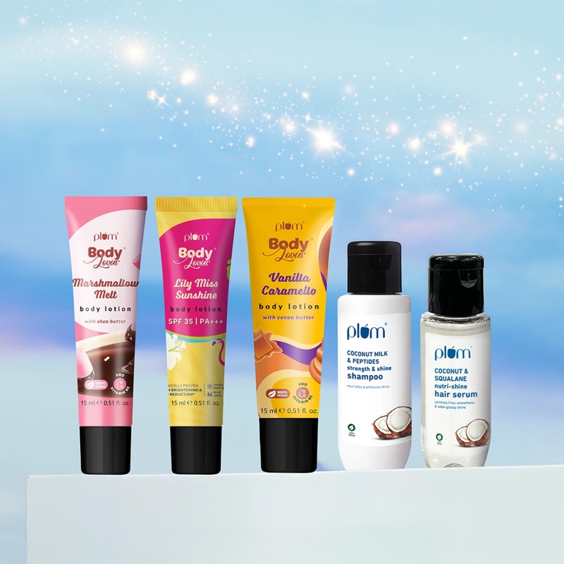 Head-to-Toe Hydration Set  3 Body Lotions + Haircare Duo