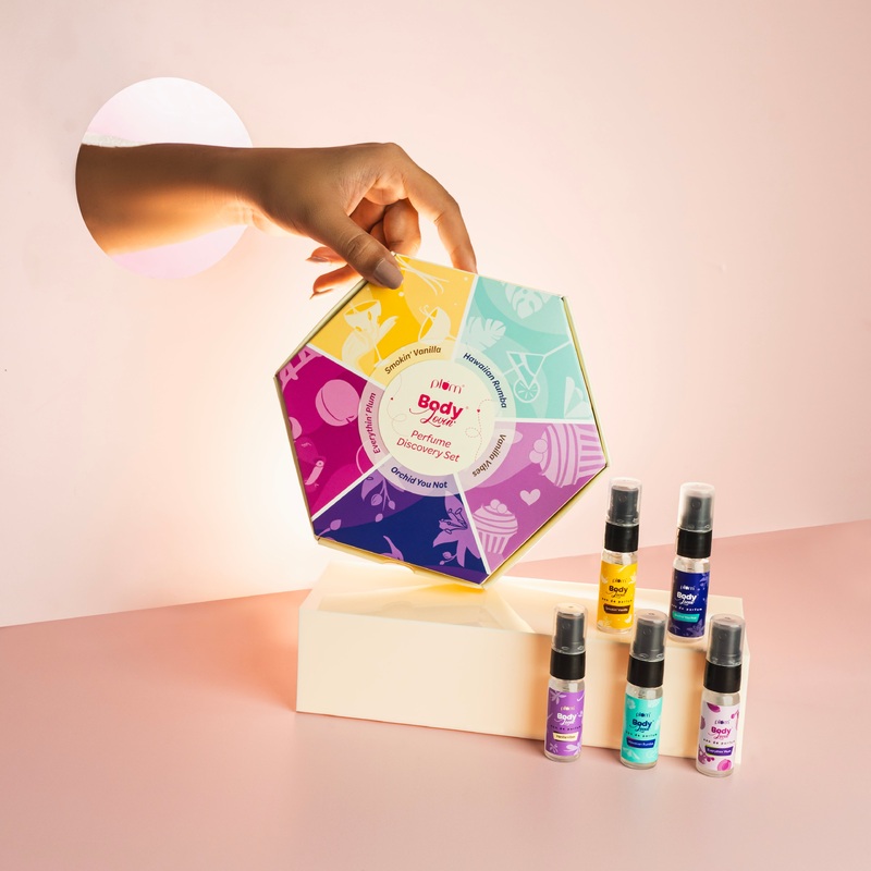 Perfume Discovery Set by Plum BodyLovin( set of 5 perfumes) (100% off)