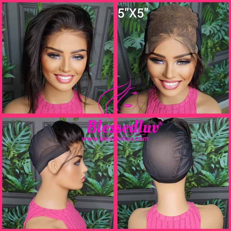 2 in 1 Glueless Wig Cap: 5×5 Real HD Lace Closure