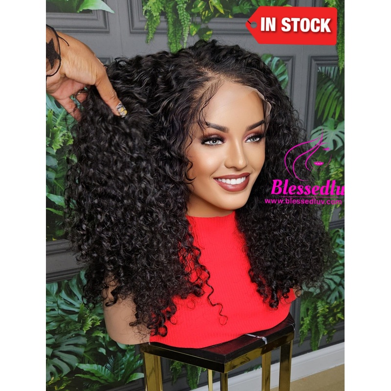 Alessandra- 360 Frontal Curly Wig – Luxury Double Drawn Collection – Stock