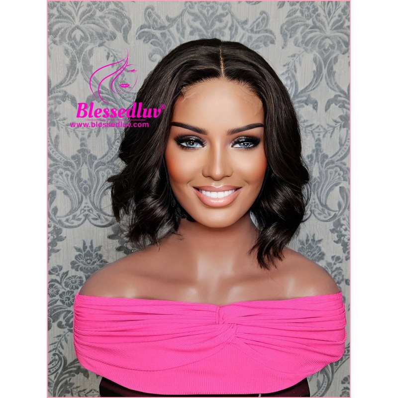 Amanda  – 4×4 Double Drawn Lace Glueless Closure HD Wig – SALE