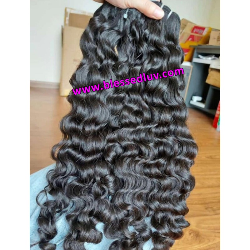 Donor Hair 1 – Luxury Burmese Curly Super Double Drawn – Last 5 Years+ -SALE