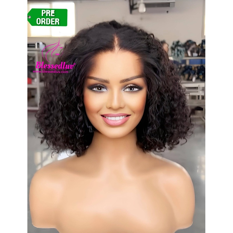 Vivian Lagos Hairline HD Lace Frontal Curly Bob  Wig