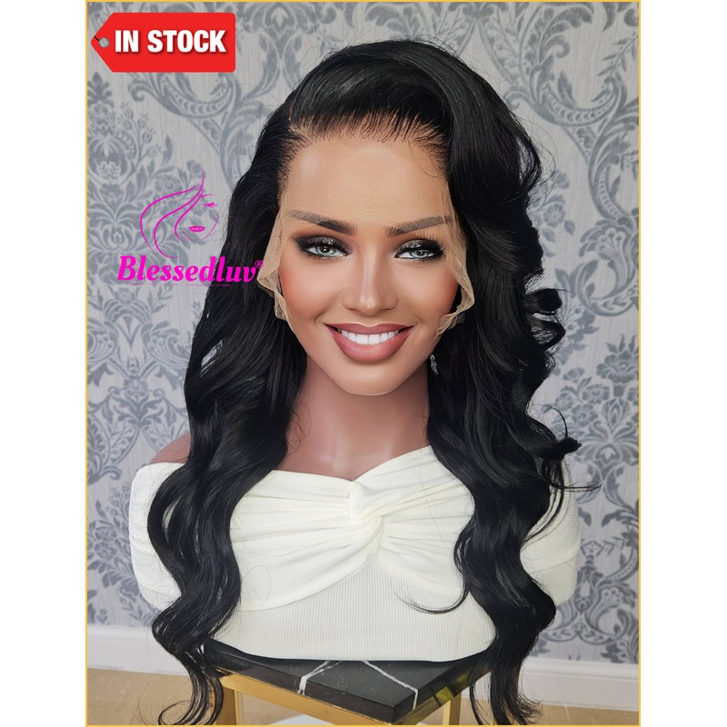 Tara – Colour #1  HD Lace Frontal Straight Glueless Wig