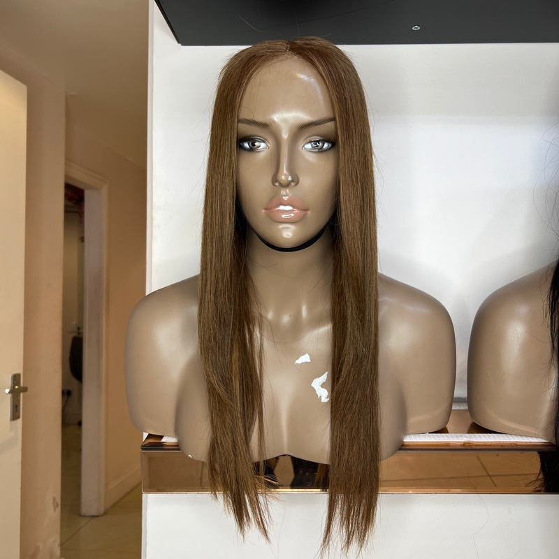 20 inch Custom Colour Brown Straight 13×6 Frontal Lace Wig – (80 off) (Lace Cut & Cut and Styled)