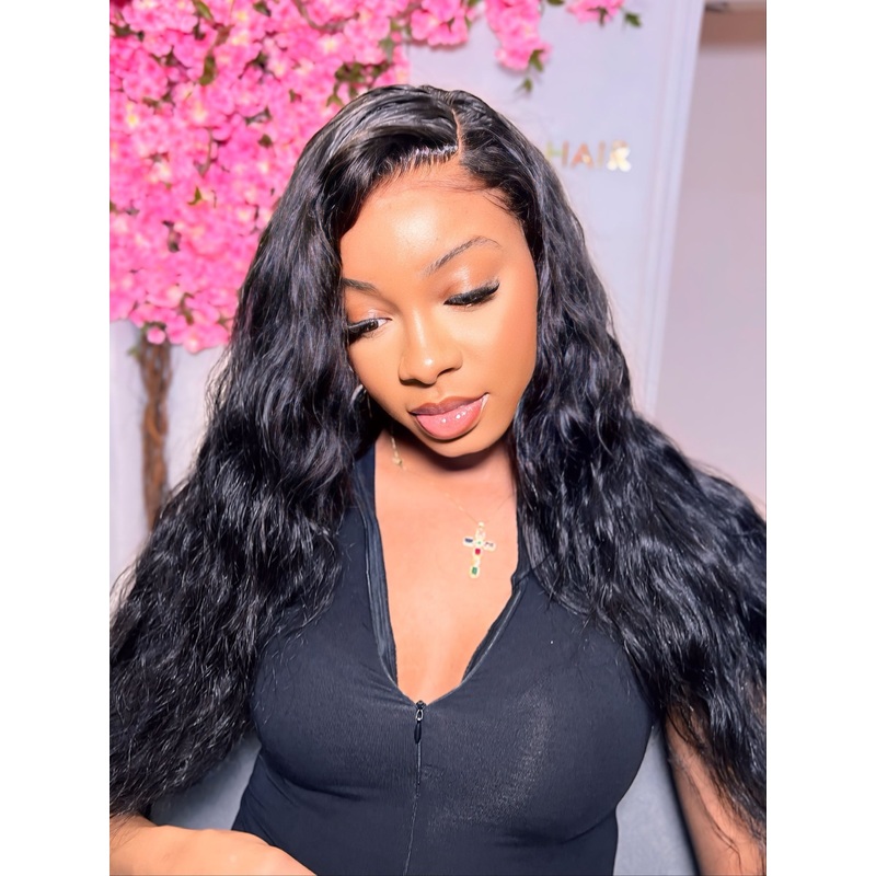 Large Cap PRE ORDER The MAY Ocean Wave Glueless Lace Front Wig  Pre-Plucked HD Lace Wig