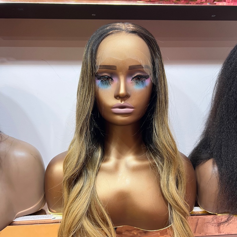 Luxury Blonde Brown Ombre (SP107-1) – Body Wave – HD Lace Front Wig