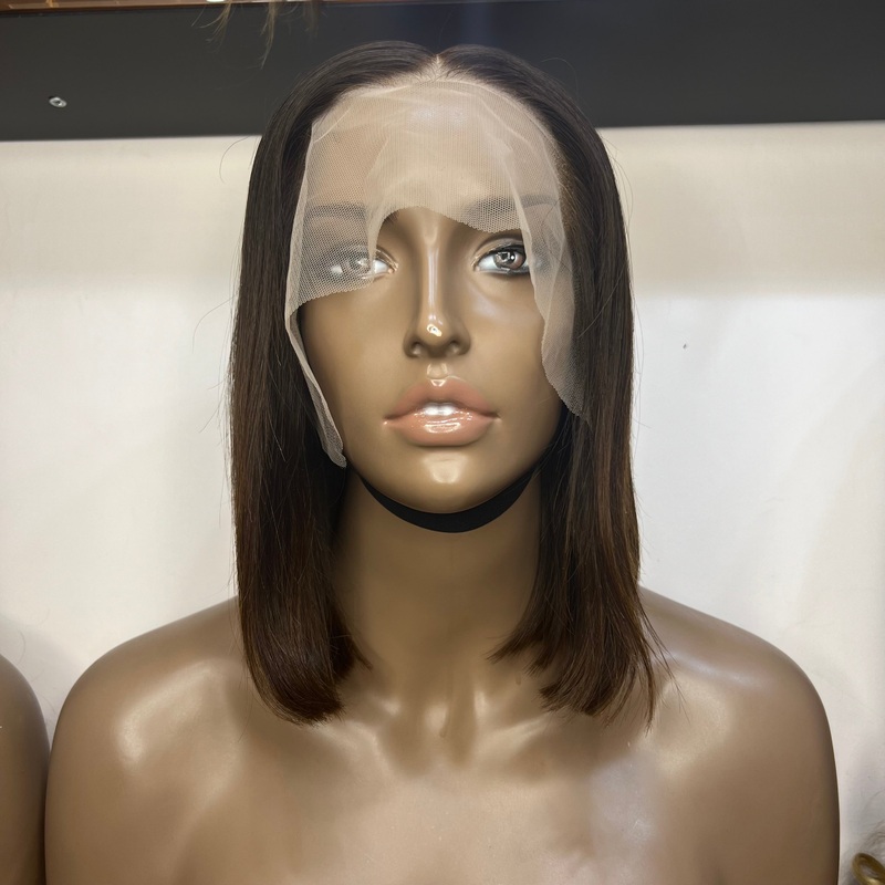 Luxury Brown Custom Colour (N42) – Straight – Frontal Lace Wig