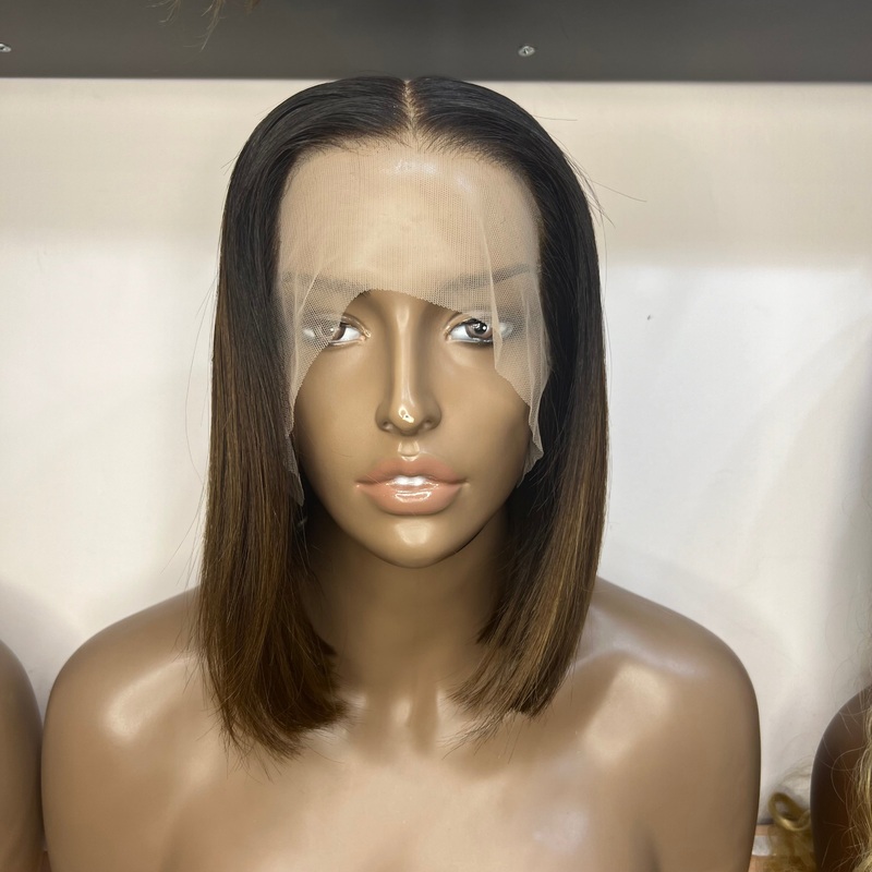 Luxury Brown Custom Colour (SP130)- Frontal Lace Wig – HD Lace
