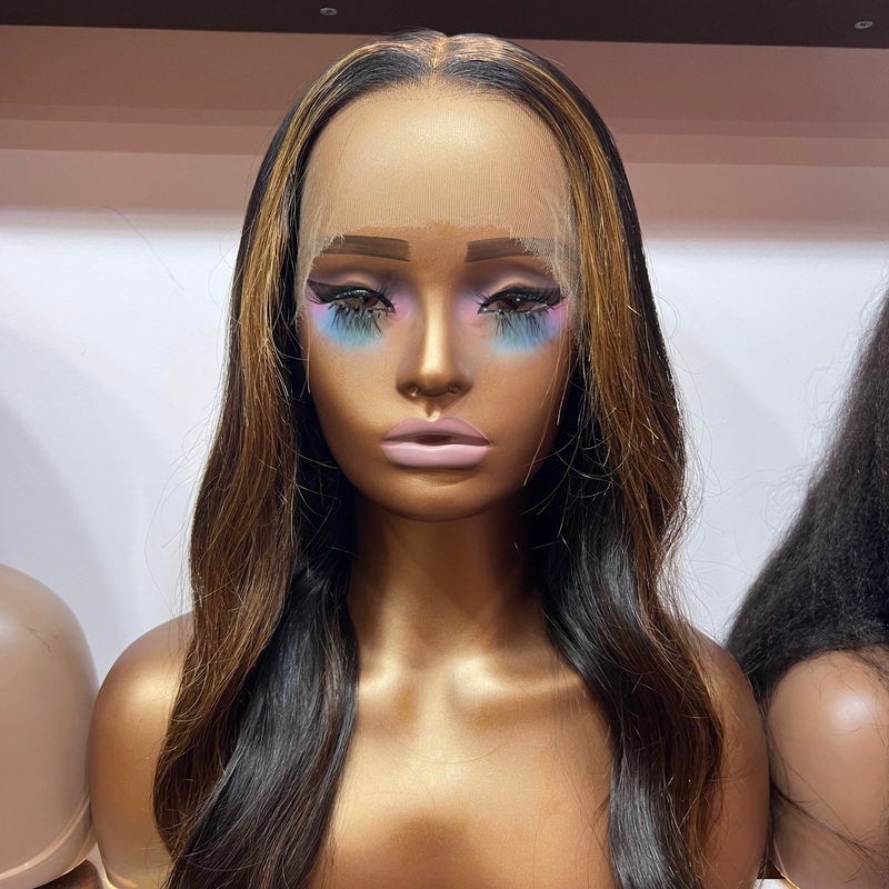 Luxury Brown Ombre (SP101) – Body Wave- HD Lace Front Wig – 180% Density