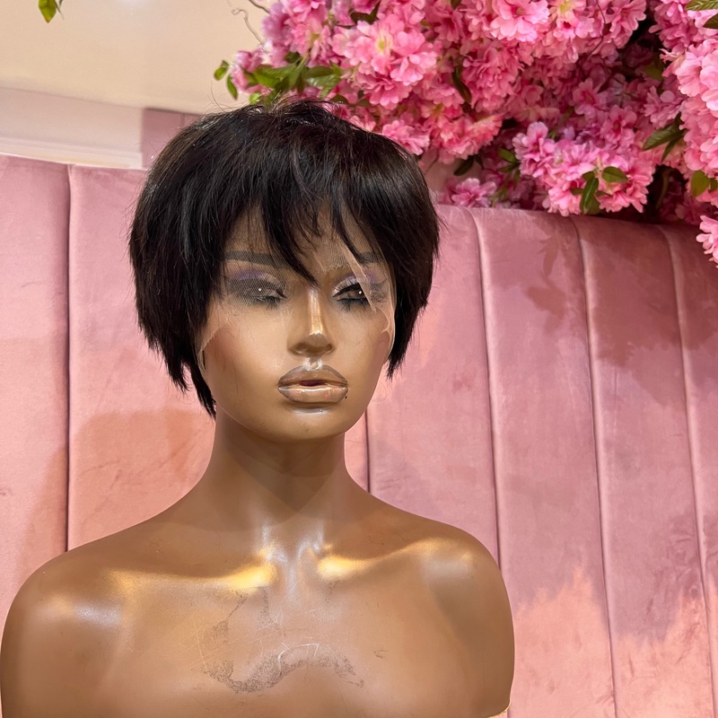Pixie Cut Straight Bob HD Lace 13×6 Frontal