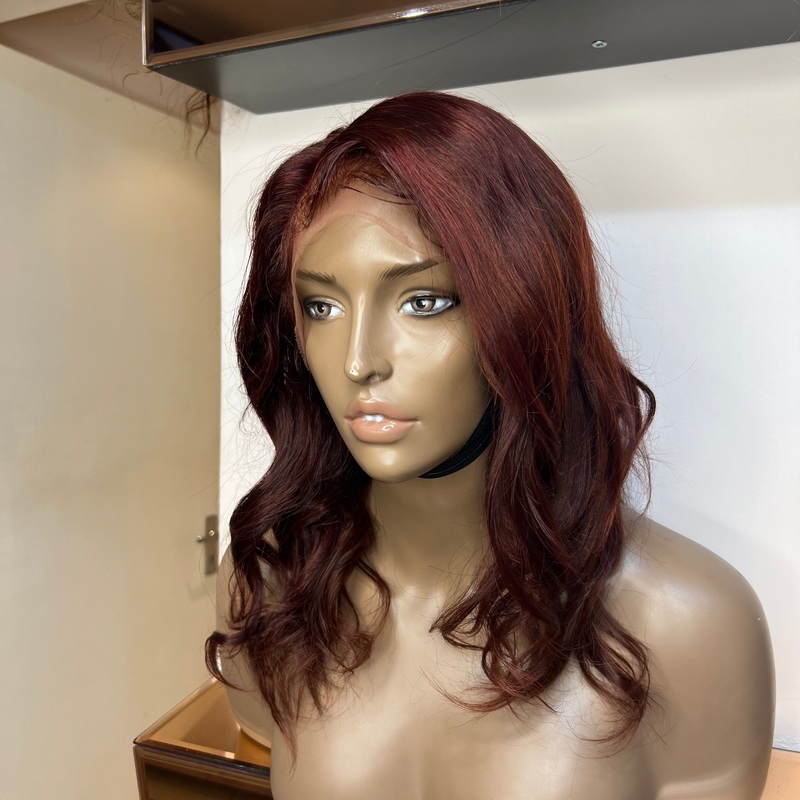Red – 12 inch Body Wave Full Lace Wig – (80 off)