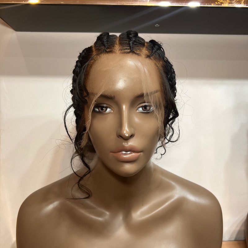 The ARIA – Braided Low Bun HD Full Lace Wig